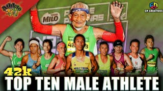 National Milo Marathon 2023 Top Ten Male Athlete for 42km NationalMiloMarathon2023 ActivePilipinas [upl. by Artcele800]