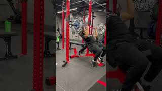 High incline barbell bench press [upl. by Amees]