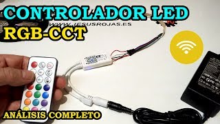 Controlador WiFi Para Tira LED RGBCCT Análisis y Funcionamiento Completo 112 [upl. by Roddie]