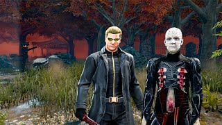 DBD  Cenobite amp Wesker Gameplay No Commentary [upl. by Sirac]