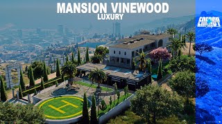 MAFIA MANSION VINEWOOD HILLS BY LUSINO MAPPING  MLO  GTAV  FIVEM [upl. by Jeniffer60]