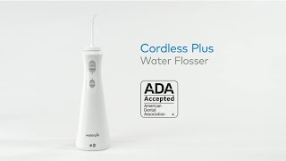 How to use the Waterpik™ Cordless Plus WP450 Water Flosser [upl. by Hemphill]