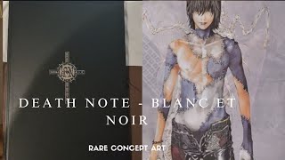 Unveiling The Exclusive Death Note Art Book  Blanc Et Noir [upl. by Anawk]