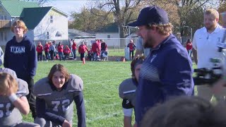 AnnawanWethersfield Football focused on LenaWinslow matchup on November 11 [upl. by Anan]