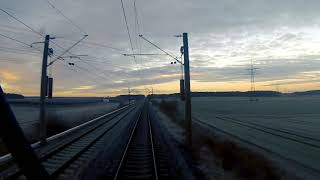 Führerstandsmitfahrt Nürnberg Rangierbahnhof  Ansbach HBF Zeitraffer [upl. by Sanger457]