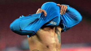 Napoli  Lazio 00 Tiro Di Lavezzi Commento di Auriemma [upl. by Anigue]