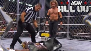 Adam Page vs Swerve Strickland fue BRUTAL AEW ALL OUT 2024 [upl. by Ob386]