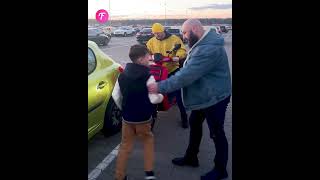 Kind gesture resolves a parking lot altercation shorts [upl. by Marlane]