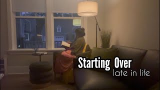 STARTING OVER Late in Life  SLOW LIVING SIMPLE LIVING MINIMALISM  A Silent Vlog [upl. by Eitten]