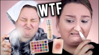 OMG WHAATT  FULL FACE FIRST IMPRESSIONS TESTING NEW MAKEUP [upl. by Rosenquist]