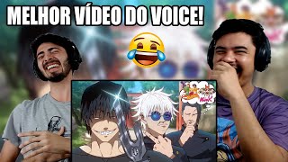 REACT TOJI É O HOMEM MAIS RANCOROSO DE JUJUTSU O Squad que foi solado  Voice Makers [upl. by Louanne]