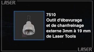 7510 Outil débavurage et de chanfreinage externe 3mm à 19 mm de Laser Tools [upl. by Pacifica602]