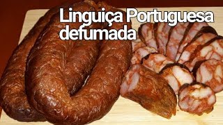 COMO FAZER LINGUIÇA PORTUGUESA DEFUMADA ARTESANAL linguiçaportuguesadefumada linguiçaartesanal [upl. by Asilehc]