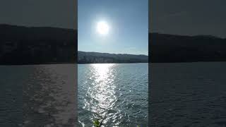 Halbinsel Au Horgen Switzerland🇨🇭🇨🇭 mountains nature lake swisscity [upl. by Kyre]