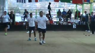 Campeonato Panamericano de Bochas Bocce Zerbin 2013  Final Parejas Parte 1 [upl. by Ellerehs]