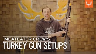 The MeatEater Crews Turkey Gun Setups [upl. by Eelyek516]