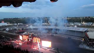 Chuckwagon race Calgary Stampede 2024 and concert [upl. by Yeliac]