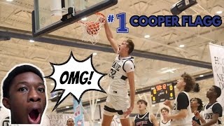 REACTING TO COOPER FLAGGS HIGH SCHOOL MIXTAPE👀🔥 [upl. by Jaco]