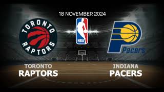 Toronto Raptors VS Indiana Pacers  NBA Match Prediction  Basketball Match Prediction [upl. by Ardnaet933]