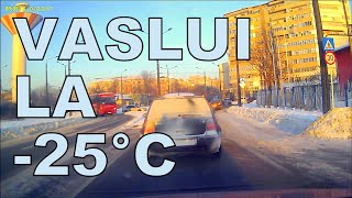 Orasul VASLUI la 25°C cod rosu de ger in Romania  imagini video febr 2017 [upl. by Ahsiemal]