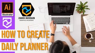 How To Create Daily Planner in Adobe Illustrator [upl. by Aihsikal]