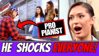 Pro Pianist Goes in Disguise  Shocks EVERYONE Top 20 Reactions [upl. by Cade]