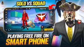 BEST SOLO VS SQUAD GAMEPLAY ON MOBILE  GARENA FREE FIRE [upl. by Cathe]