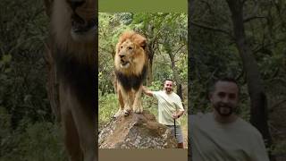 Walking with lions at Casela Nature Park in Mauritius 🇲🇺 [upl. by Jollanta931]