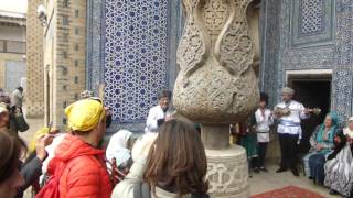 Folkloristic Band playing in the TashKhovli Palace in Khiva [upl. by Gokey]