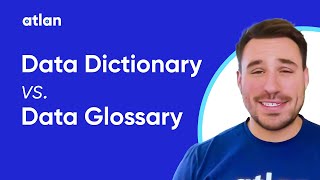 Data Dictionary vs Data Glossary — How are they different [upl. by Tish684]