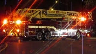 Fairfax County  Tower 436 and Battalion 401 Leaving [upl. by Renwick]