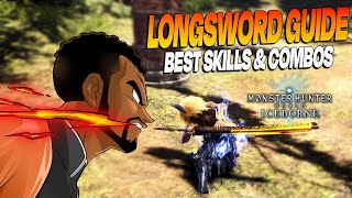 MHW Iceborne • Best Longsword Guide 2024 • Best Combos amp Skills For Max Damage How To Build [upl. by Bethany864]