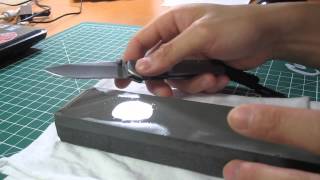 How To Sharpen a Folding Knife [upl. by Ylecic]