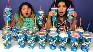 Don’t Choose the Wrong 7 Eleven Slurpee Slime Challenge [upl. by Araet]