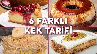 quotDaha Önce Kek Yememişimquot Dedirtecek 6 Farklı Kek Tarifi  Kek Tarifleri  Yemekcom [upl. by Ytnom]