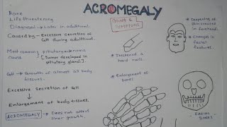 ACROMEGALY  Pathophysiology Causes Signs and symptoms Treatment and everything [upl. by Dabbs851]