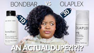 10 OLAPLEX DUPE Olaplex vs BondBar by Sally Beauty Olaplex Dupe on Type 4 Hair [upl. by Claudell]