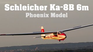 Schleicher Ka8B 6m Phoenix Model  giant scale RC glider  4K  Hat 2022 [upl. by Acimahs]