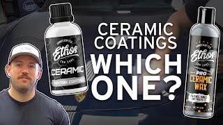 Ceramic Wax vs Ceramic Coatings [upl. by Stanislaw]