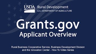 Grants gov  Applicant Overview [upl. by Hilary723]