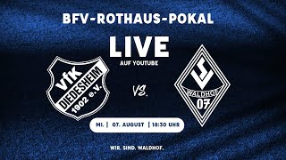 bfvRothaus Pokal  3 Runde  VfK Diedesheim  SV Waldhof [upl. by Obbard]