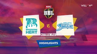 Highlights Challenger Brisbane Heat vs Adelaide Strikers  Challenger  BH vs ADS [upl. by Auqinahs]