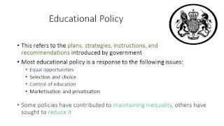 01 History of Education Policies in the UK [upl. by Eyaj]