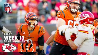 Kansas City Chiefs vs Cincinnati Bengals  2022 Week 13 Game Highlights [upl. by Heeley]