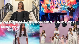 Valentina à lEurovision Junior 2023 [upl. by Nuri]