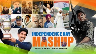 Independence Day Mashup  Visual Galaxy  Patriotic Mashup Songs  2024  15 August  Jai Hind 🇮🇳 [upl. by Bel]