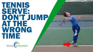 TENNIS SERVE  How To Jump On Your Tennis Serve [upl. by Healey467]