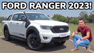 NOVA FORD RANGER 2023 FX4 DIESEL em Detalhes  Falando de Carros [upl. by Jolene]