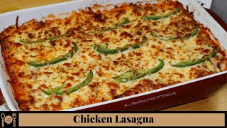 How to make Best Chicken Lasagna  Food Feast by Fatima [upl. by Cestar]