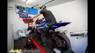 Reprogrammation Yamaha R6 17 Woolich Racing chez GBK Motos [upl. by Retsof]